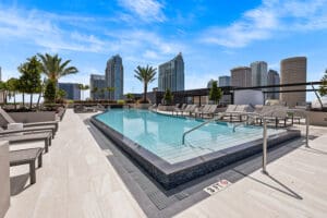 outdoor pool with tampa views