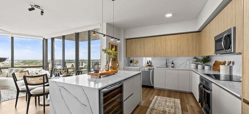 interior photo of high end kitchen